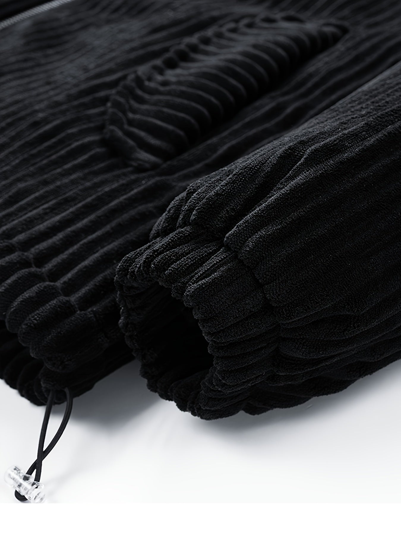 Puffer Jacket en Velours Côtelé – Chaleur et Élégance