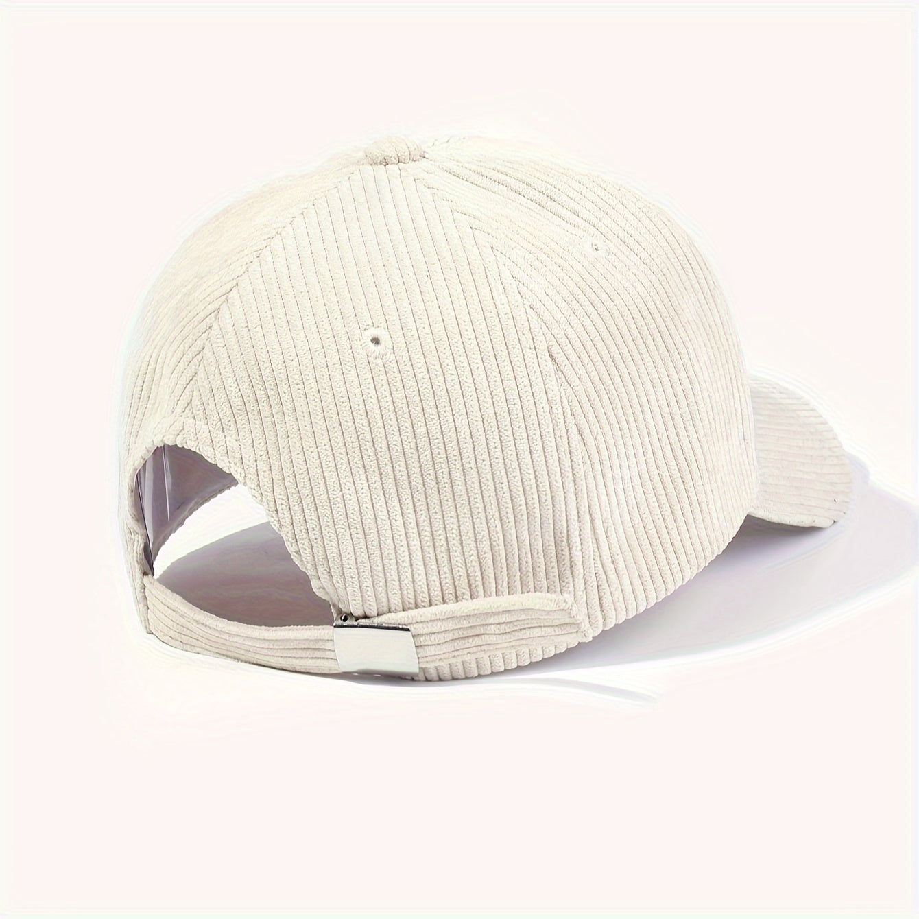 Casquette en velours côtelé brodée – It is what it is