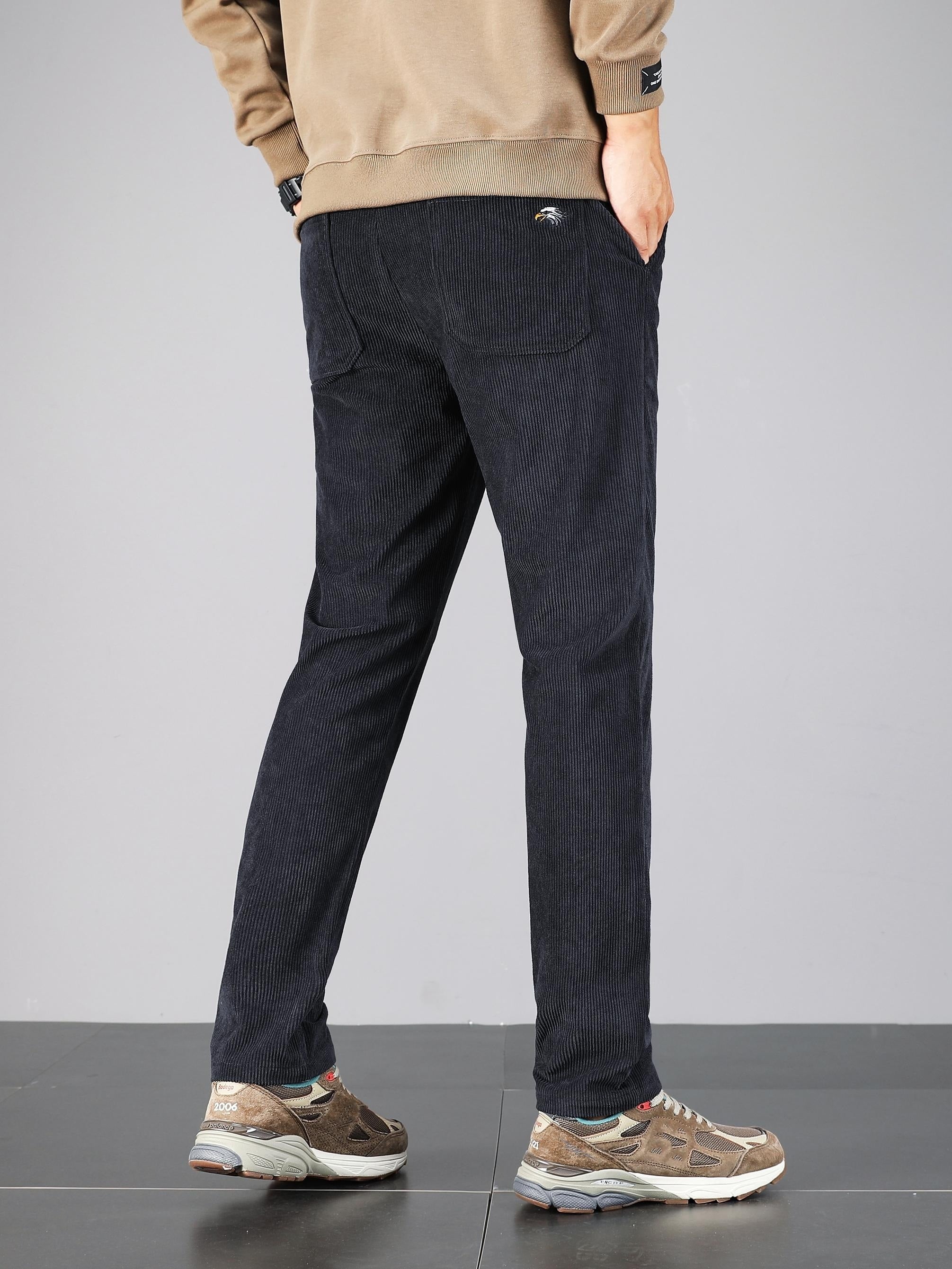 Pantalon homme en velours côtelé – Coupe droite casual & confortable