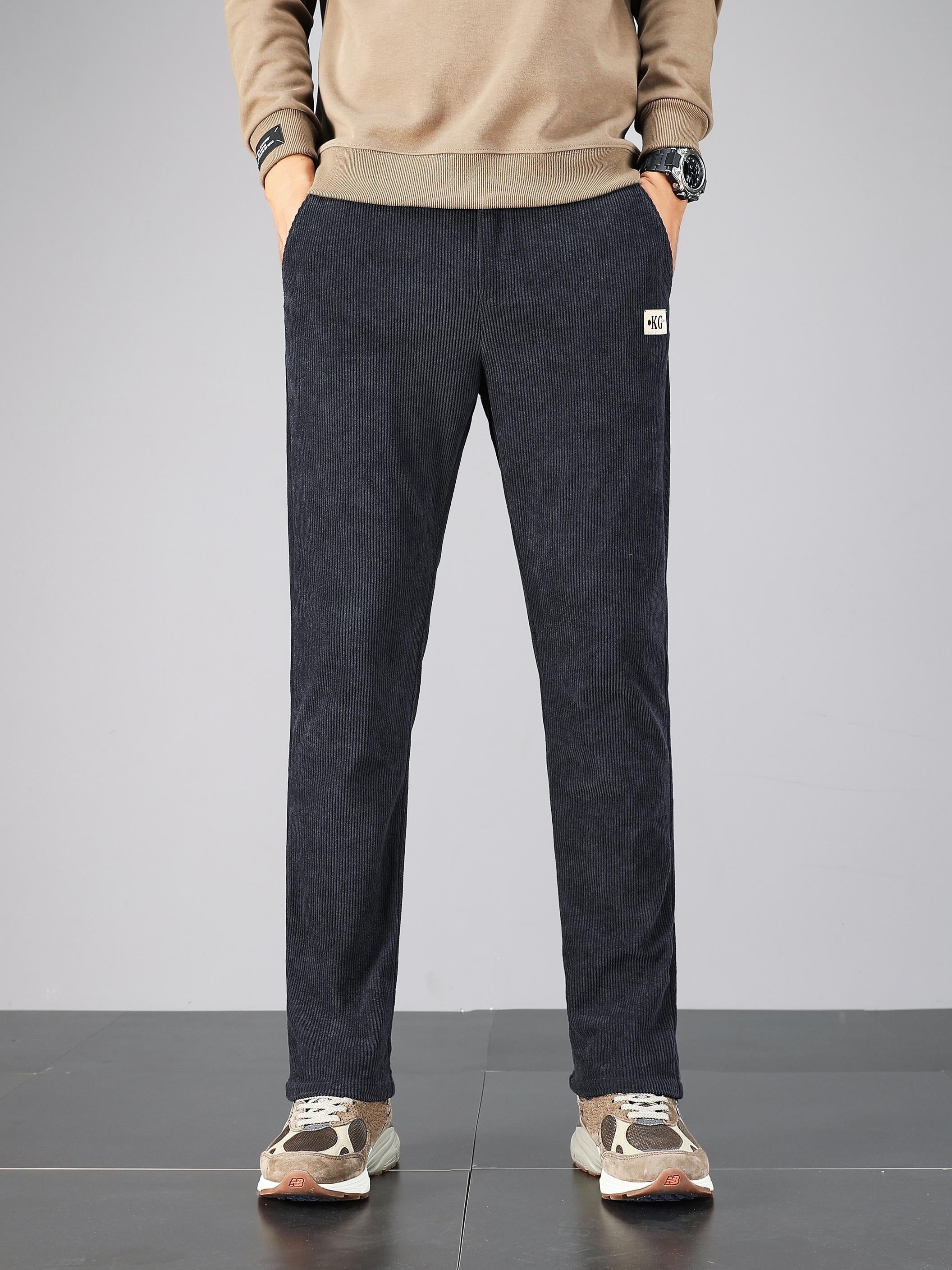 Pantalon homme en velours côtelé – Coupe droite casual & confortable