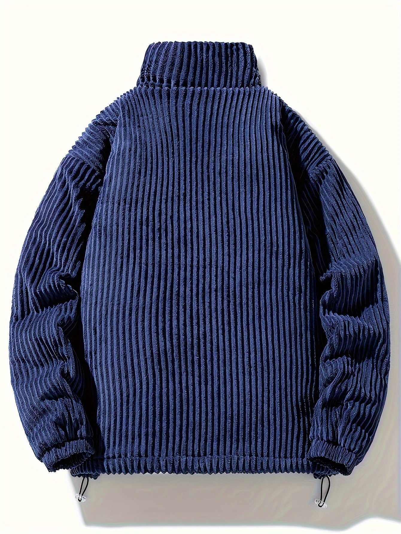 Puffer Jacket en Velours Côtelé – Chaleur et Élégance