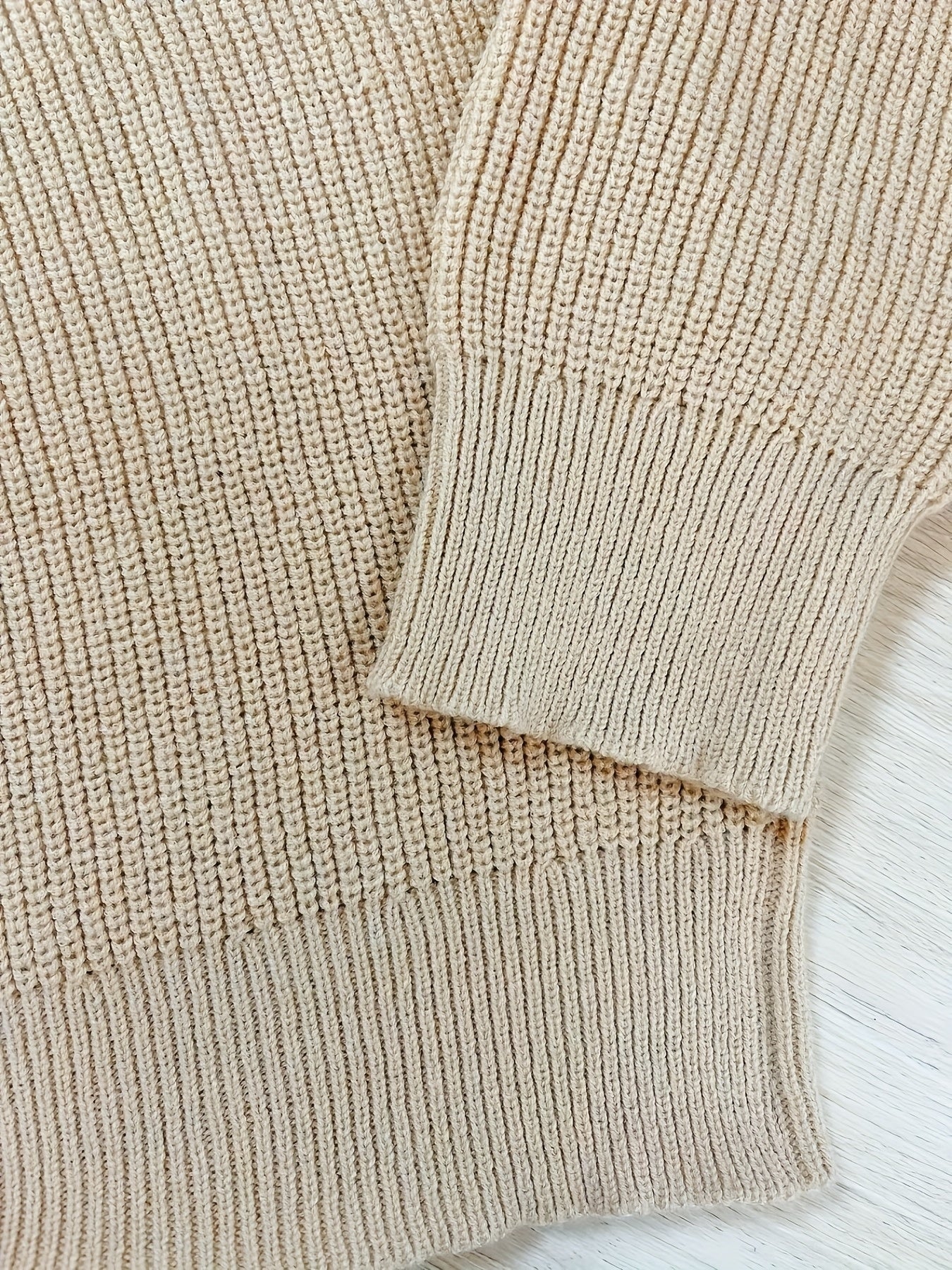 Pull Zippé Col Lapel en Maille - Chic Casual