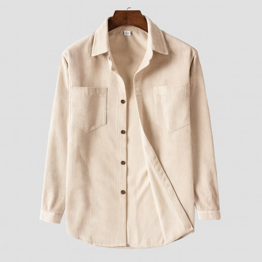 Chemise Amour'Velours Côtelé | Crème