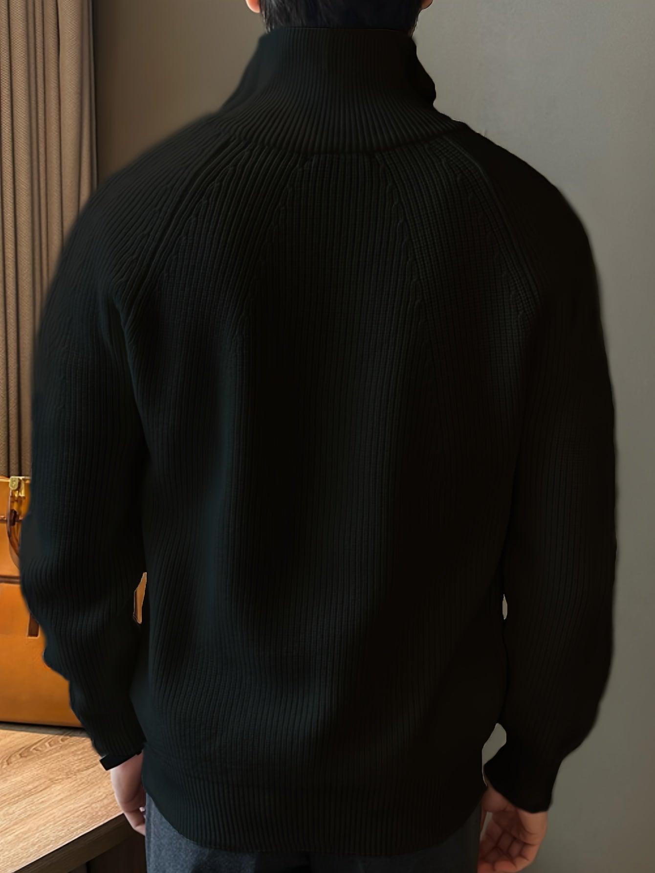 Pull Zippé Col Lapel en Maille - Chic Casual