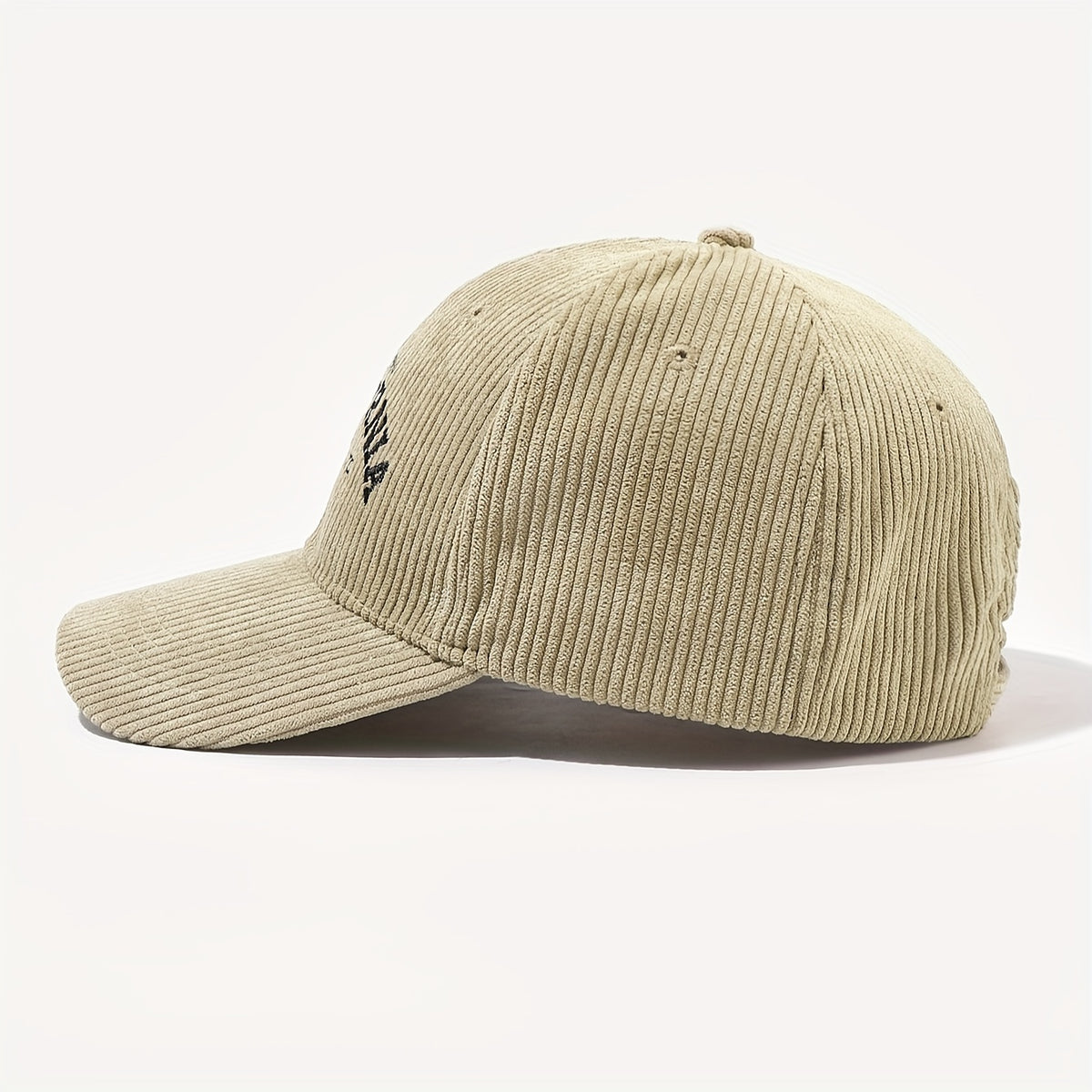 Casquette en velours côtelé brodée - California