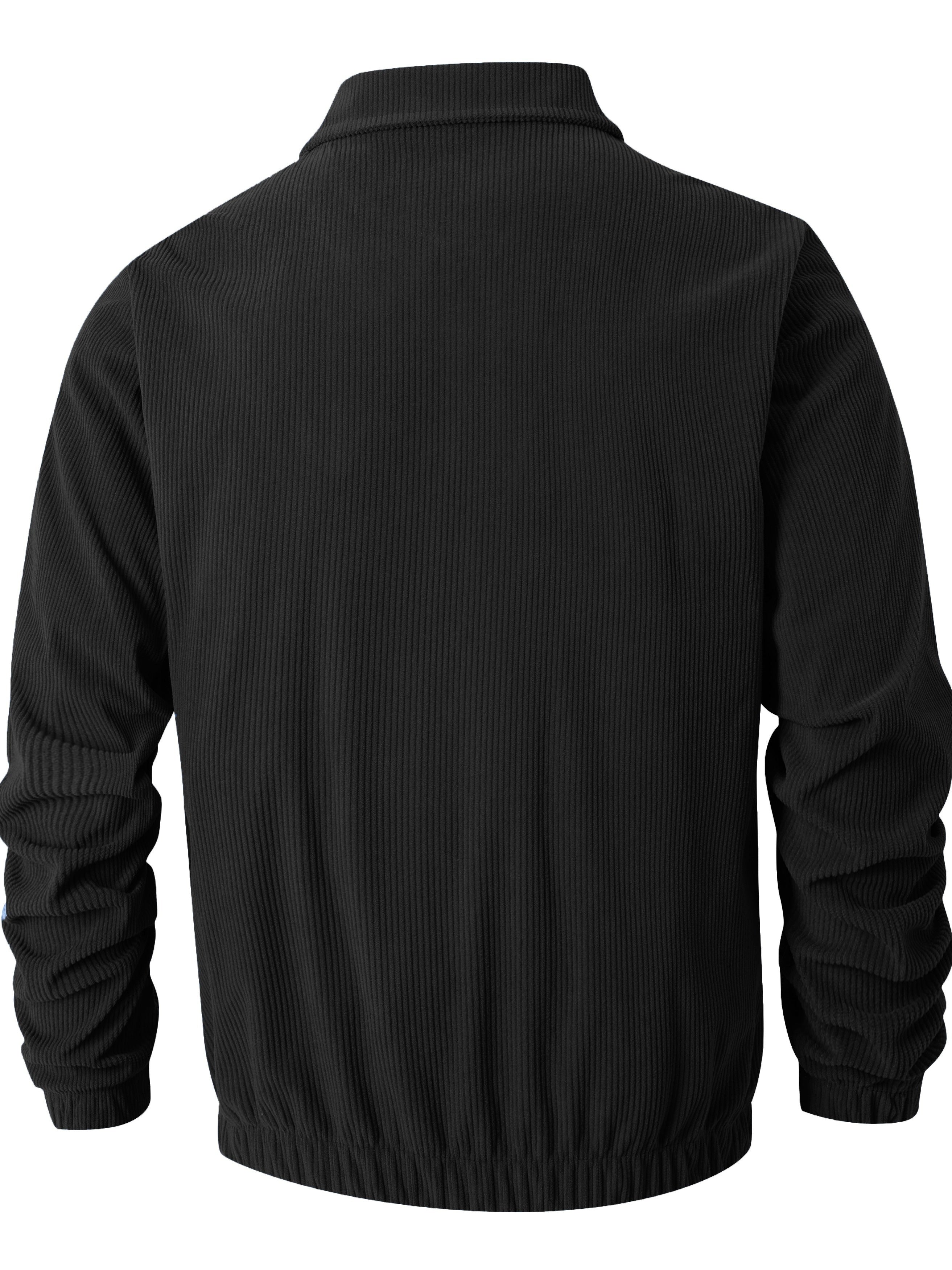 Veste en velours côtelé marron zippée – Style universitaire et casual chic