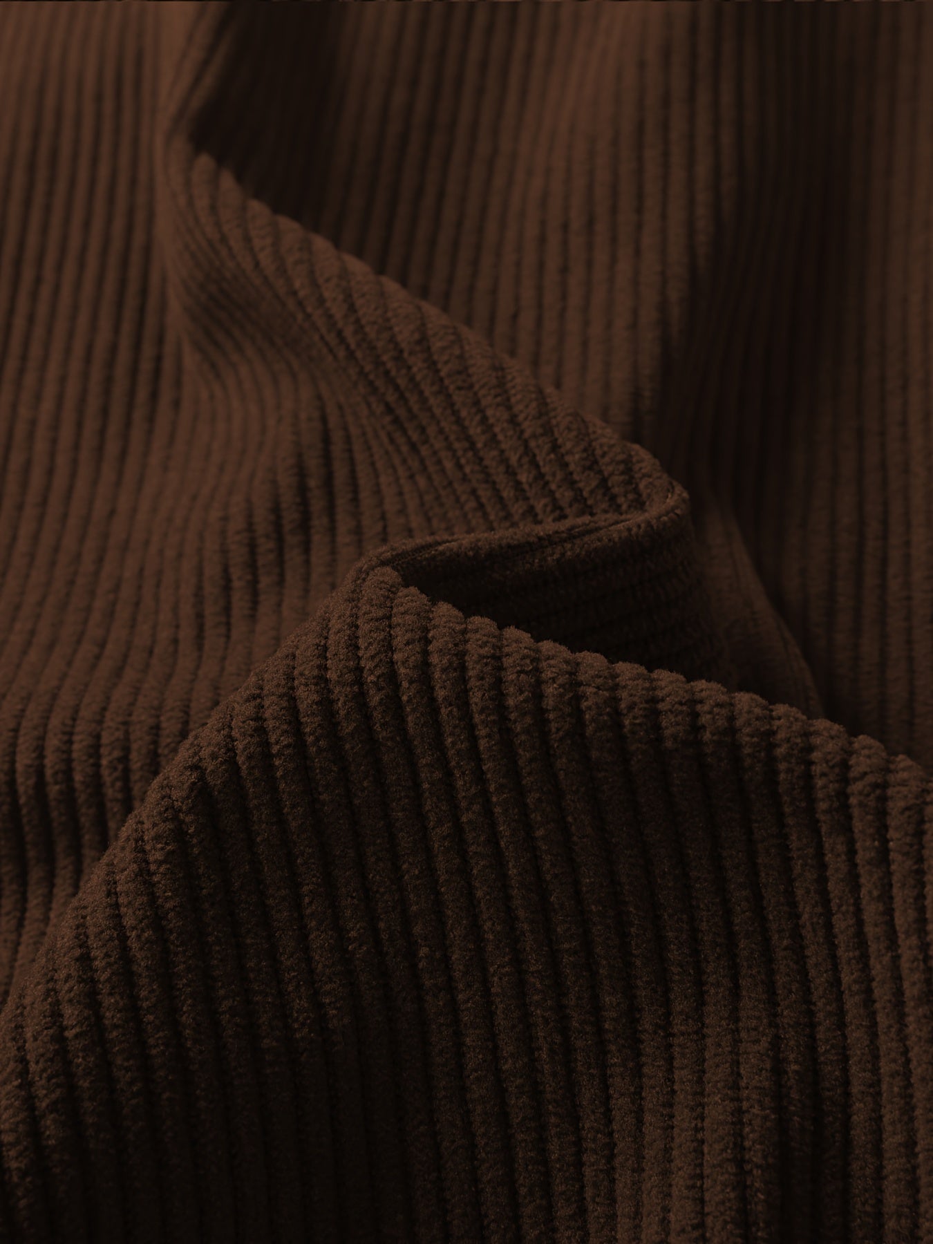 Veste en velours côtelé marron zippée – Style universitaire et casual chic