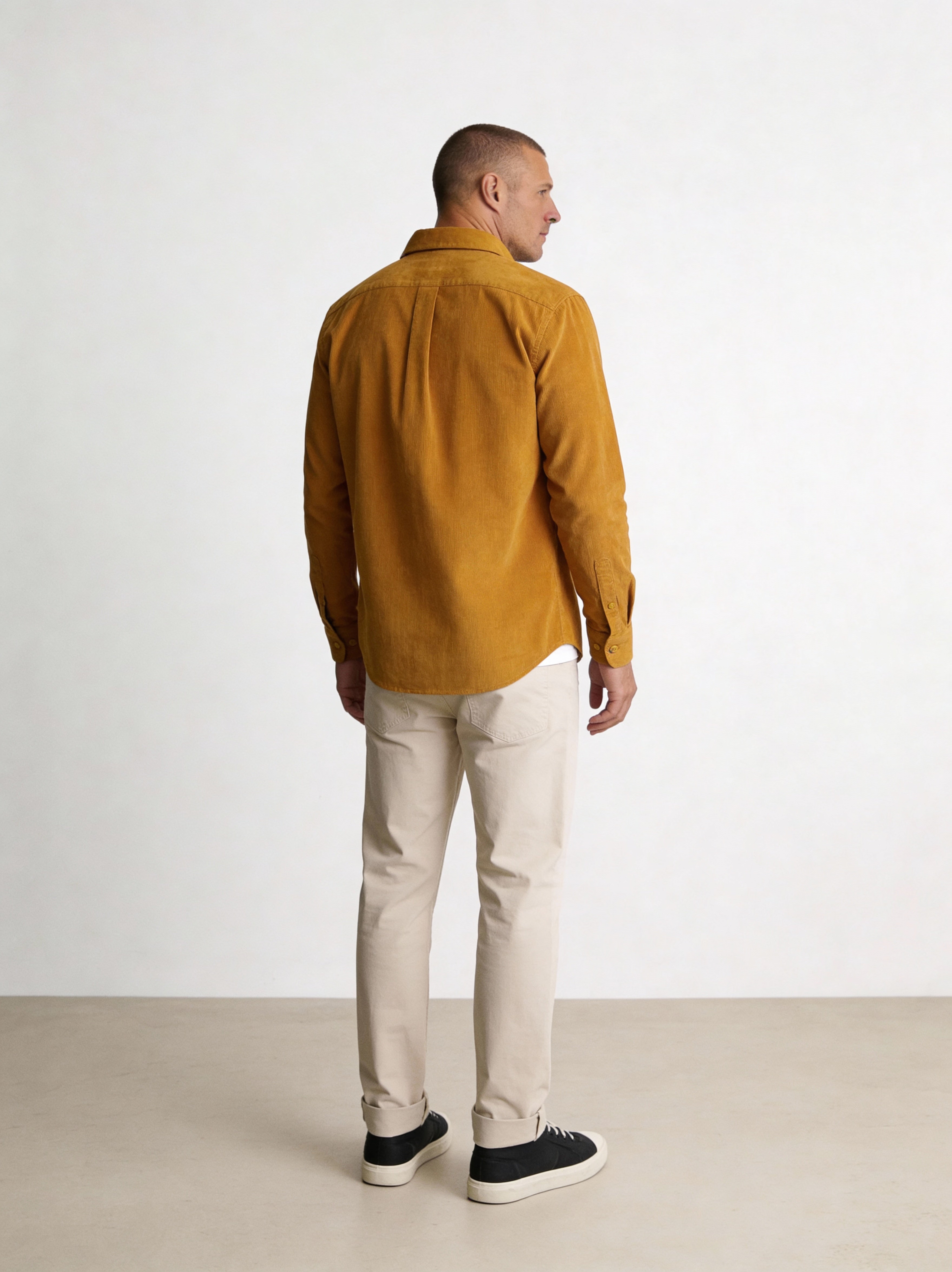 Chemise Amour'velours côtelé | 100% coton Marron