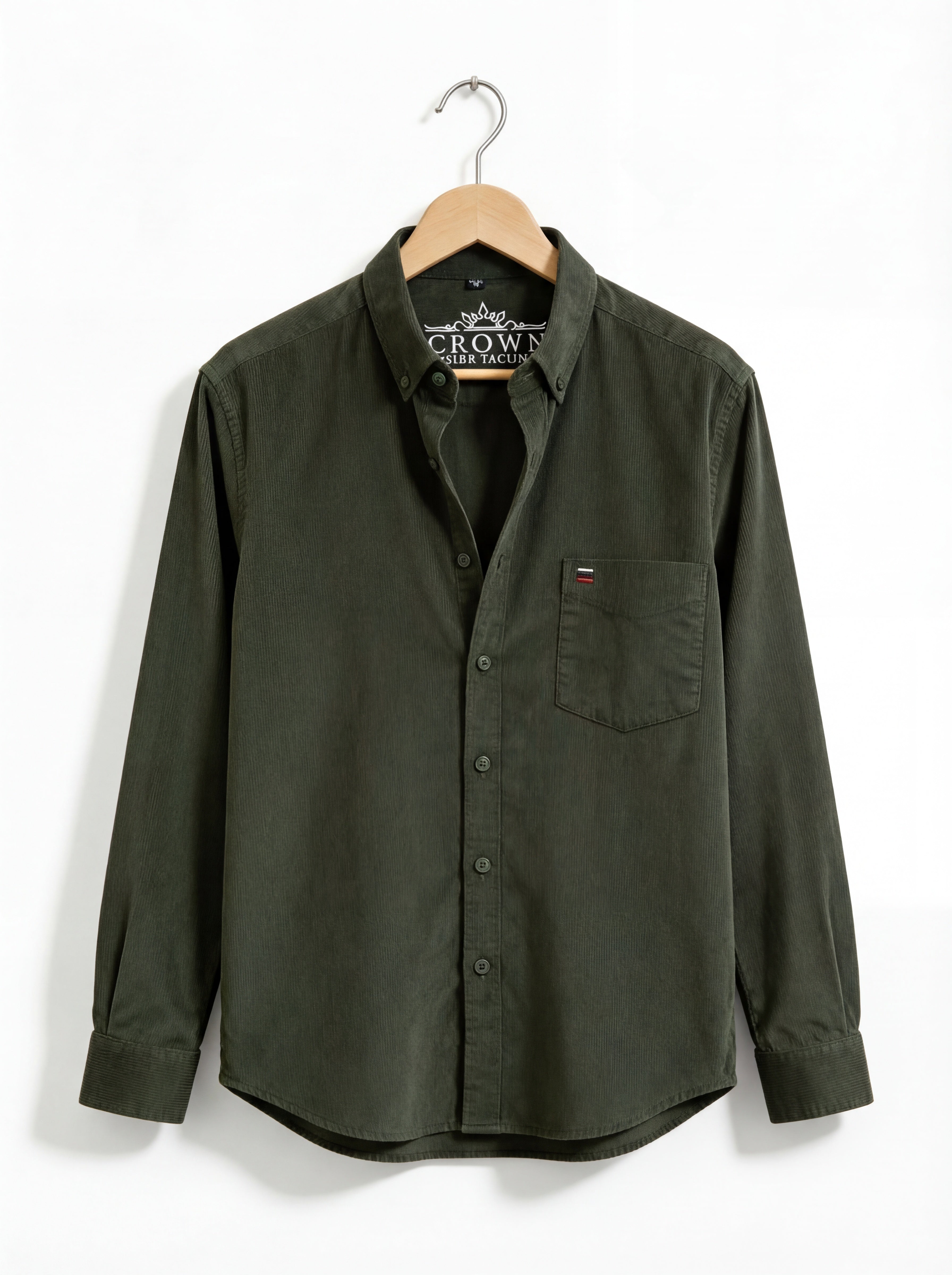 Chemise Amour'velours côtelé | 100% coton Marron