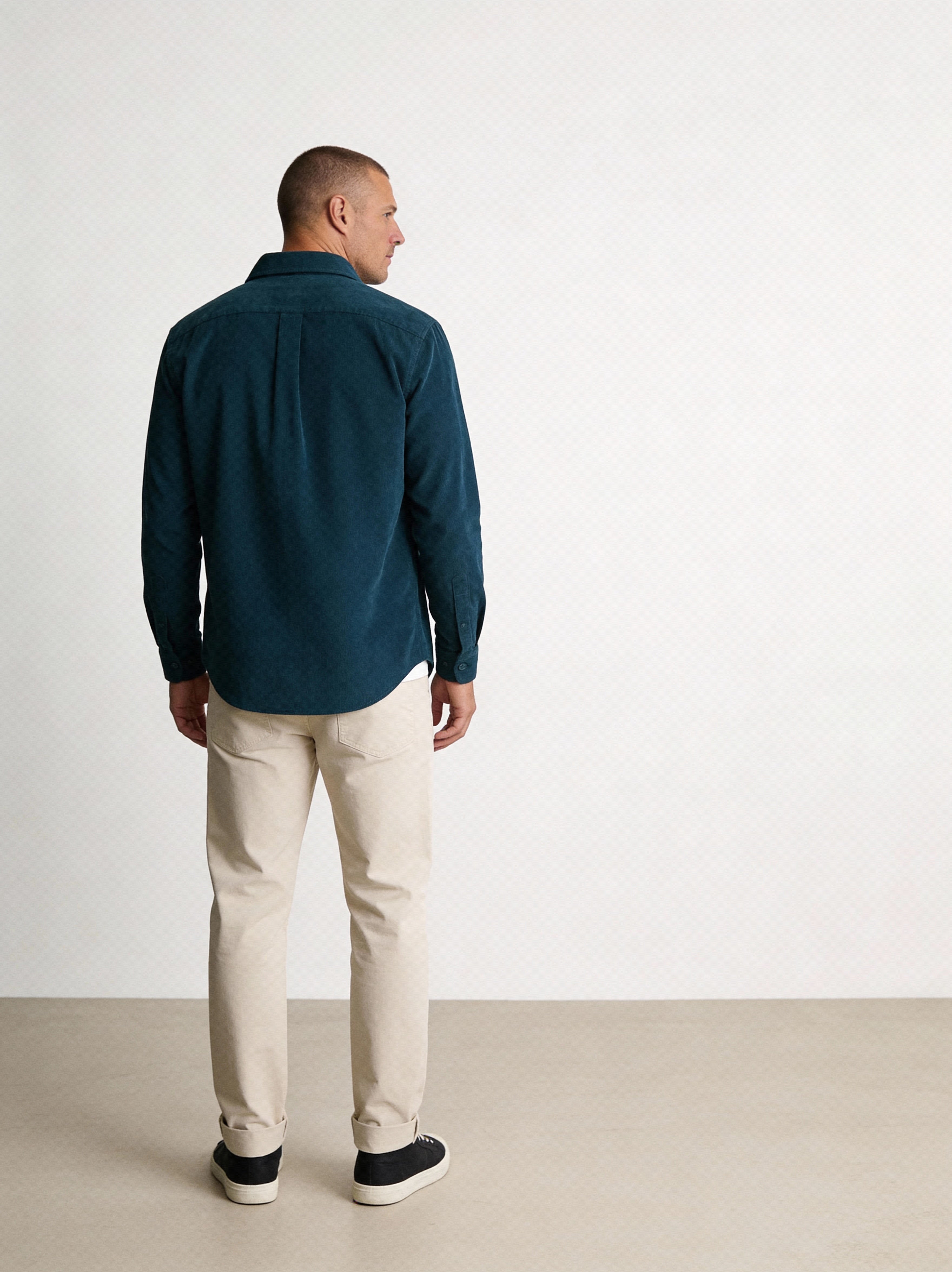 Chemise Amour'velours côtelé | 100% coton Marron