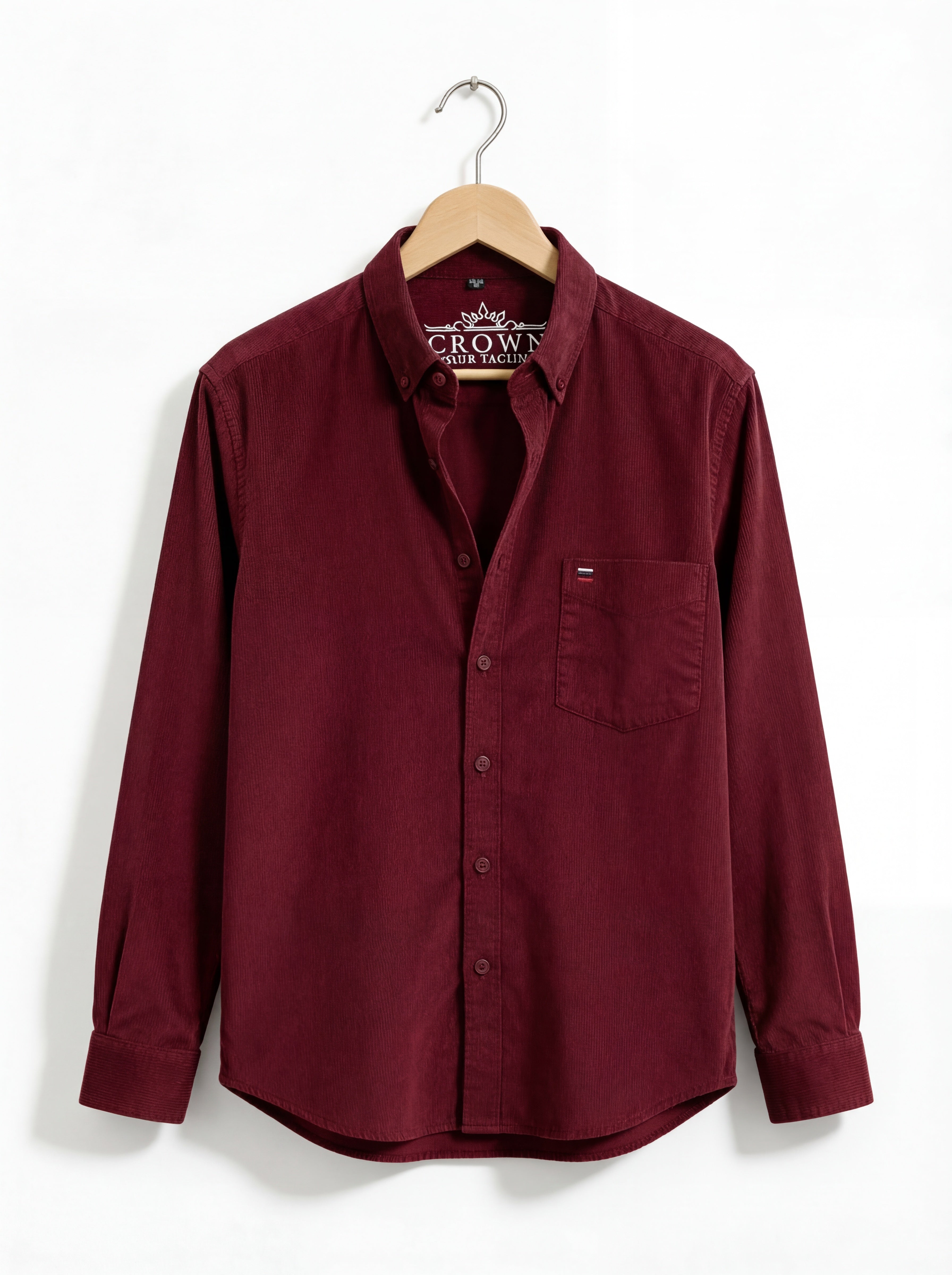 Chemise Amour'velours côtelé | 100% coton Marron