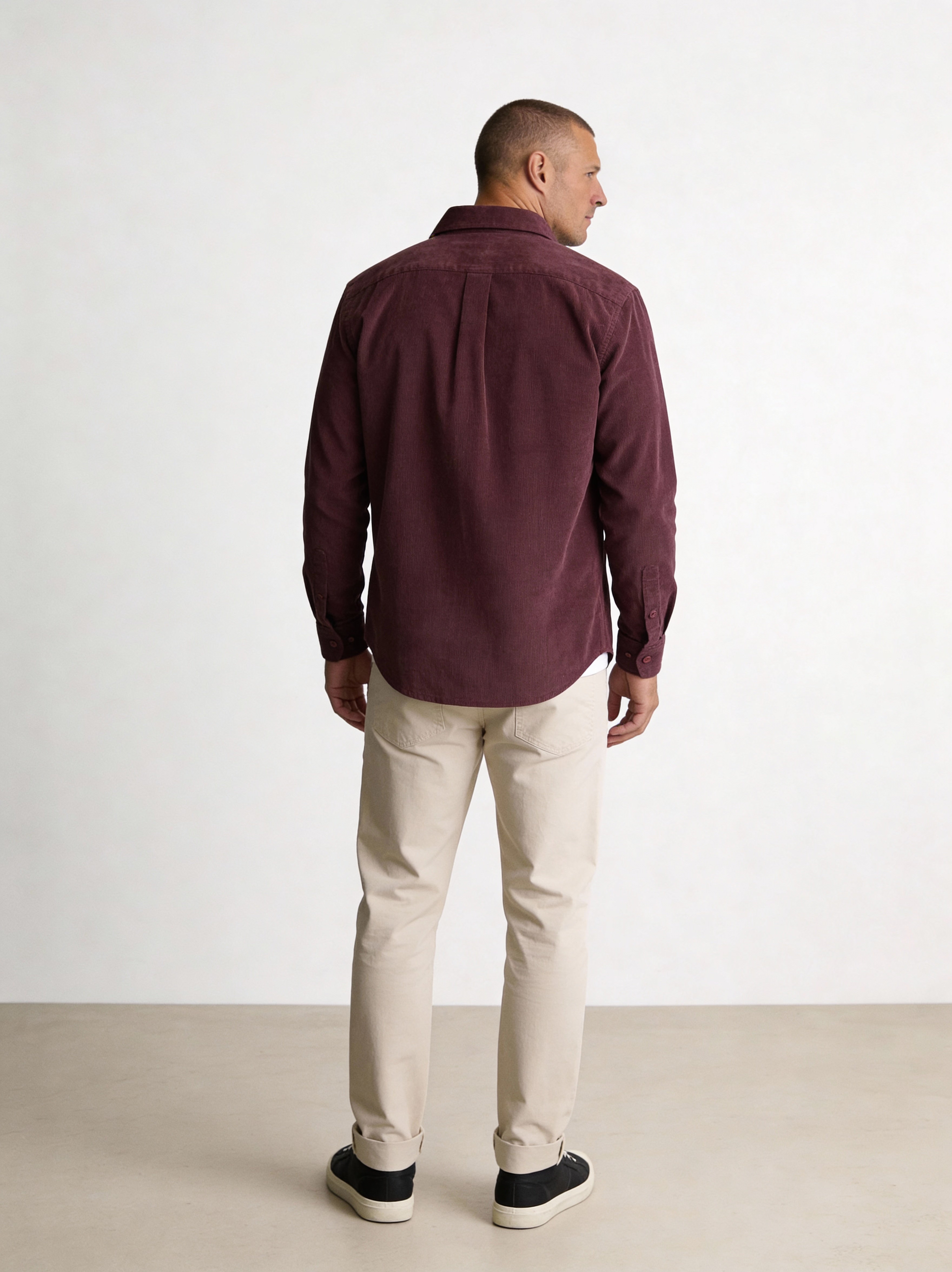 Chemise Amour'velours côtelé | 100% coton Marron