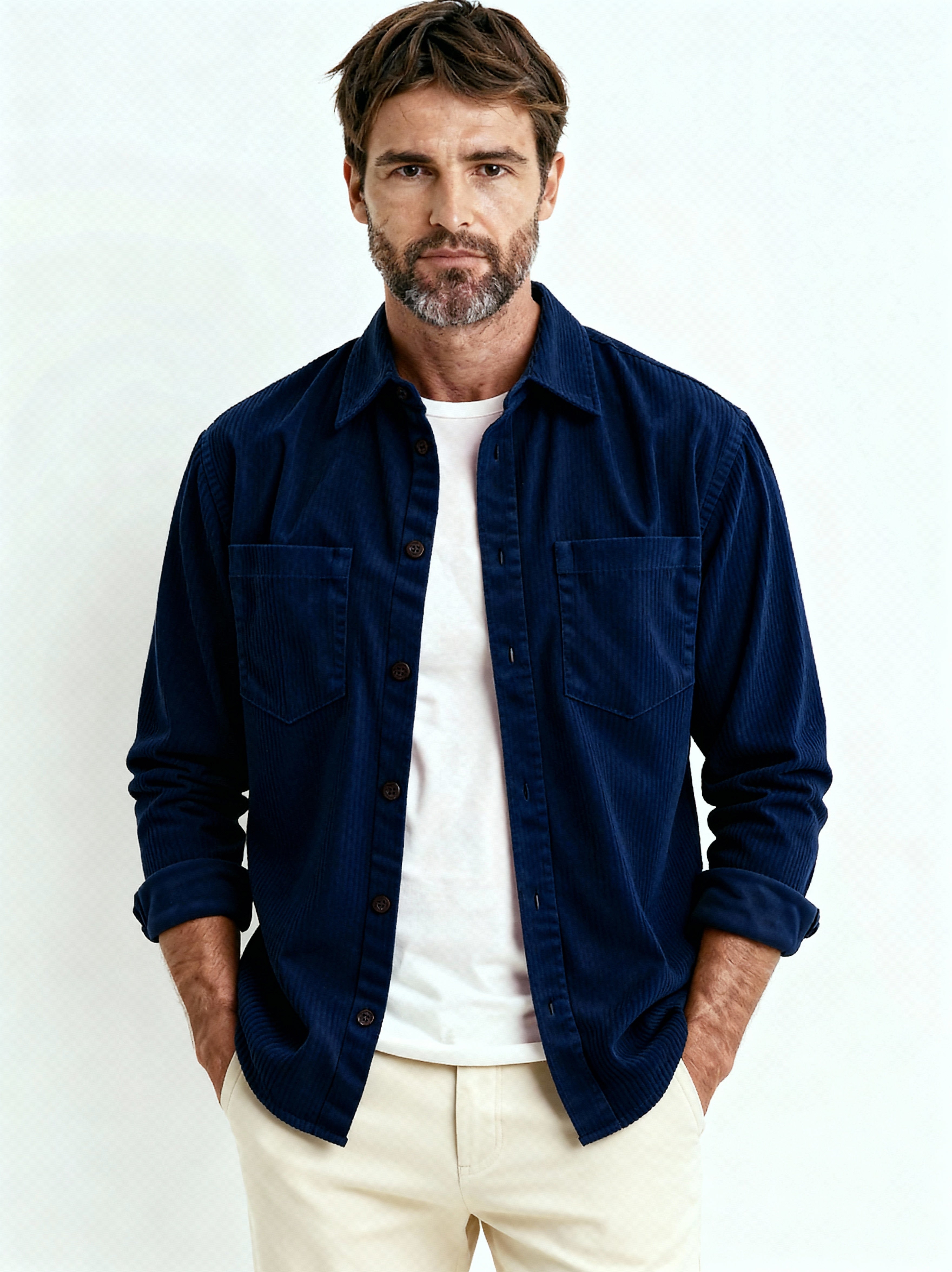 Chemise Amour'Velours Côtelé | Crème