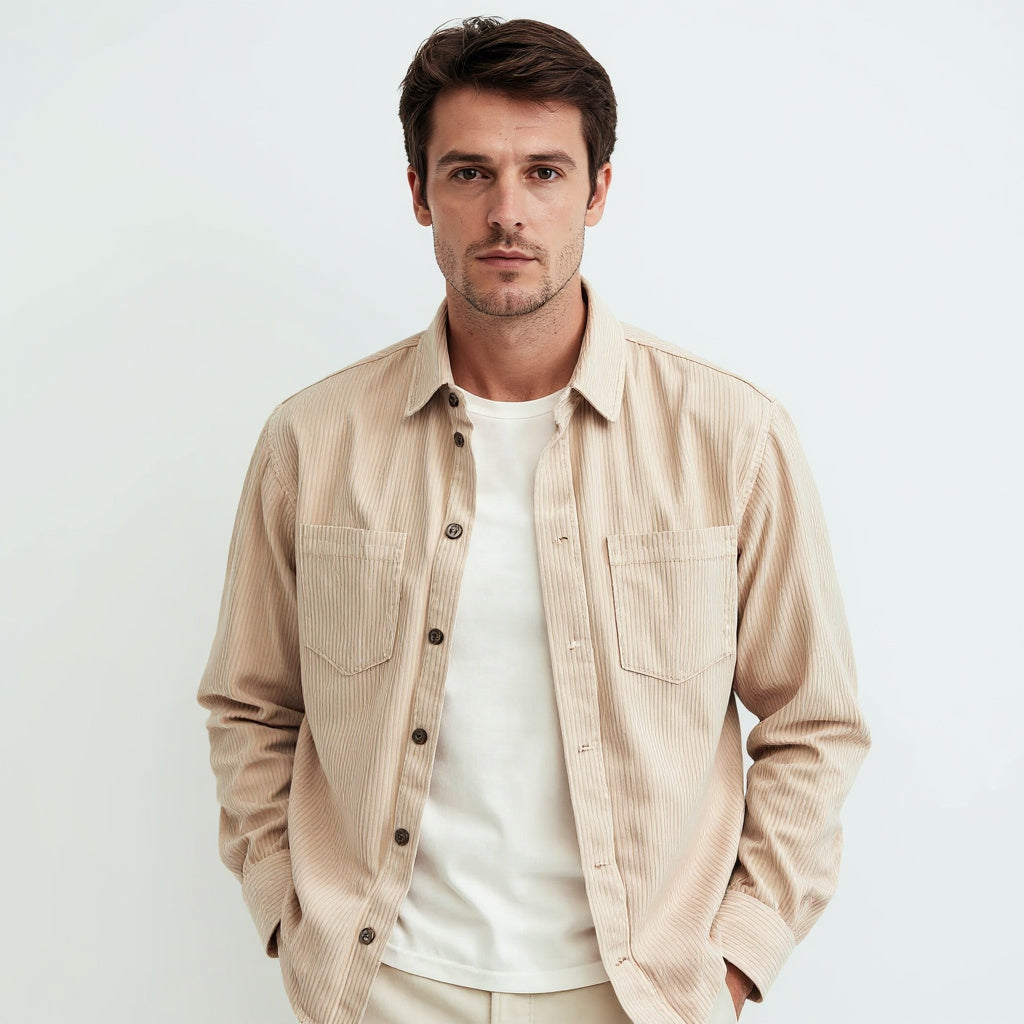 Chemise Amour'Velours Côtelé | Crème